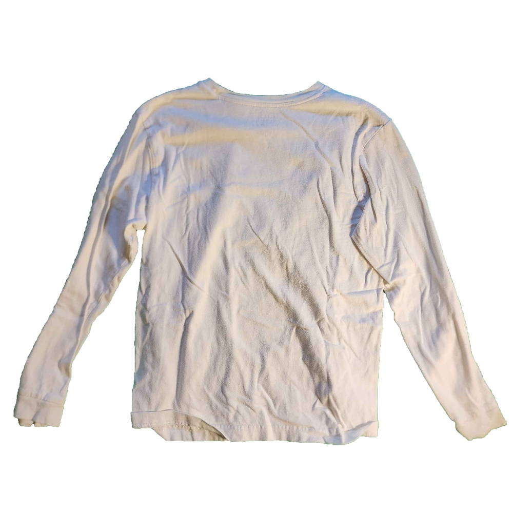 Basic Old Navy Men's White Long Sleeve Crewneck Boy's Large